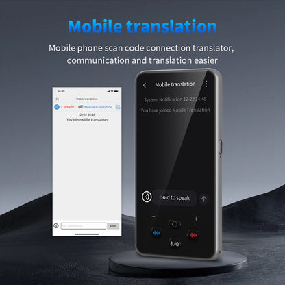S85 Pro Language Translator Device - 138 Languages, 4-inch Screen, Voice & Video Recording, Offline Translation, 8GB Storage & 2000mAh Battery