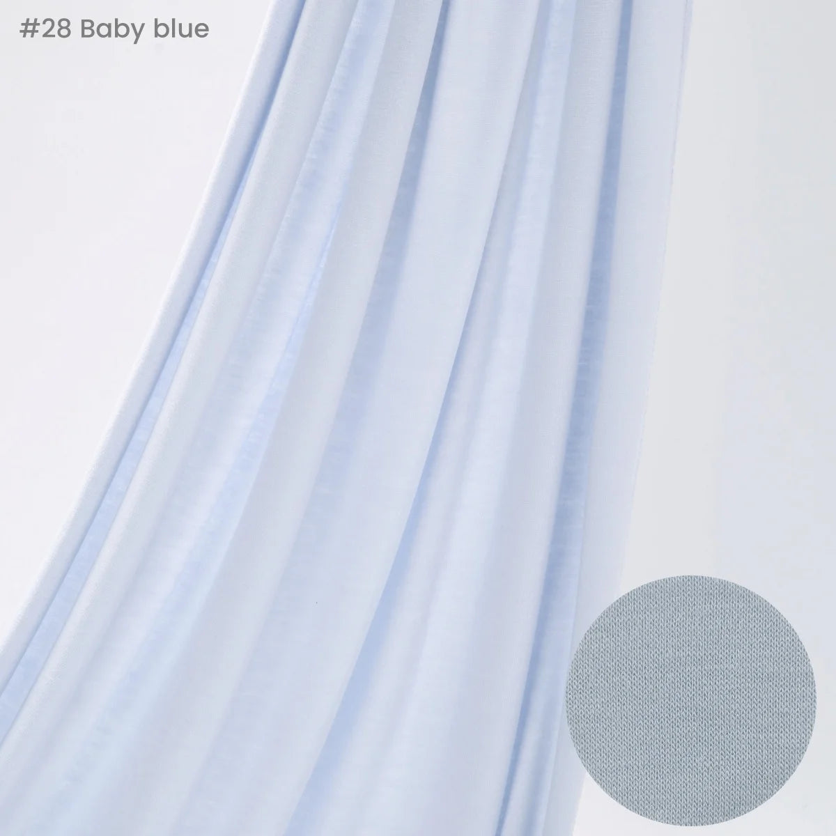 29 Color Jersey Hijab Scarf - Solid Cotton Stretch Muslim Head Wrap Turban Shawl