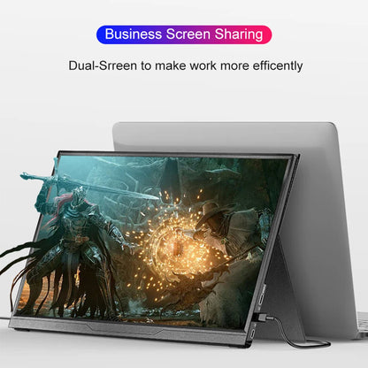 14-Inch Portable Touchscreen Monitor - 1200P IPS Ultra-Thin USB-C HDMI External Display for Laptop, PC, Phone, Switch, PS4/PS5 & Xbox