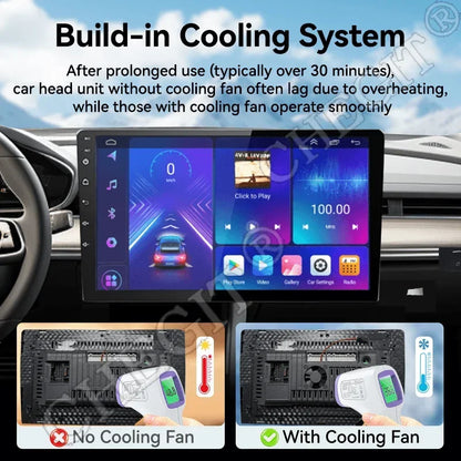 7/9/10-Inch Android 13 Car Radio - Wireless CarPlay, Bluetooth, 64GB Multimedia Stereo