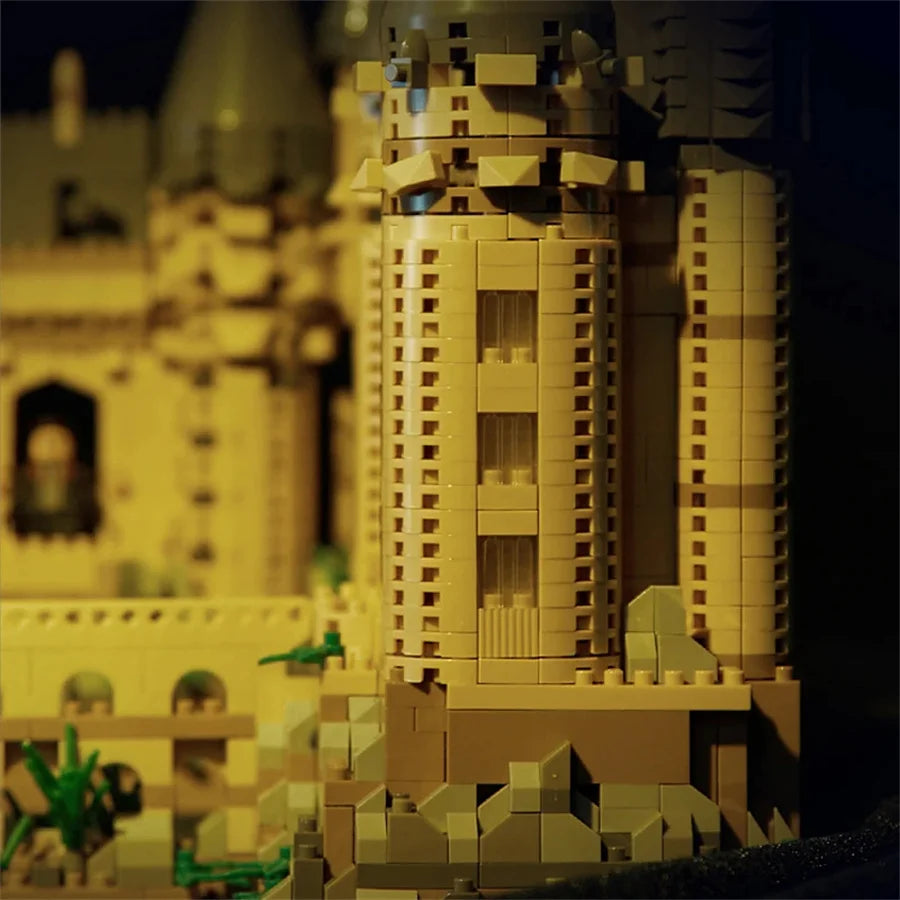 Creative Medieval Magic Castle Micro Building Blocks Set – MOC Architecture Palace Model Kit for Kids & Adults Gift