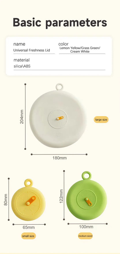 Reusable Silicone Stretch Lids – Self-Sealing Universal Covers for Bowls, Pots & Pans