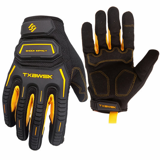 High-Dexterity Work Gloves - Touchscreen Utility & Mechanic Gloves with Excellent Grip for Men & Women