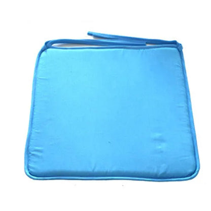 Candy Color Non-Slip Chair Cushion – Soft Seat Pad with Back Support, Fixed Cushion for Home Décor