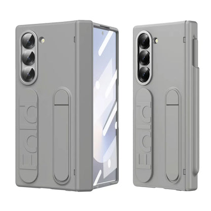 Shockproof Wristband Phone Case for Samsung Galaxy Z Fold 6/5/4/3 5G – Hinge Protection & Screen Glass Film Cover