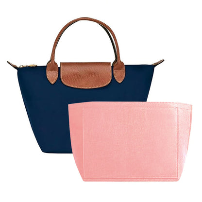 Felt Insert Bag for Longchamp Handbag - Portable Makeup & Purse Organizer Liner for Travel