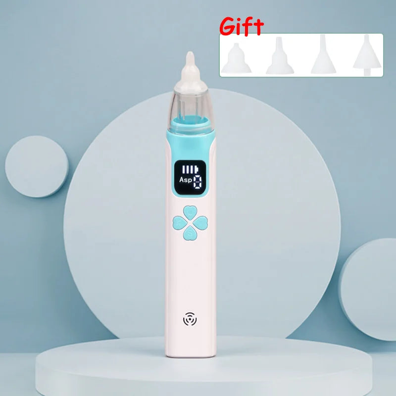 3-in-1 Rechargeable Nasal Aspirator - Portable Electric Nose Cleaner for Babies and Children