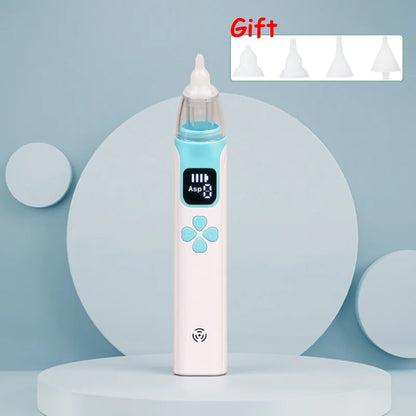 3-in-1 Rechargeable Nasal Aspirator - Portable Electric Nose Cleaner for Babies and Children