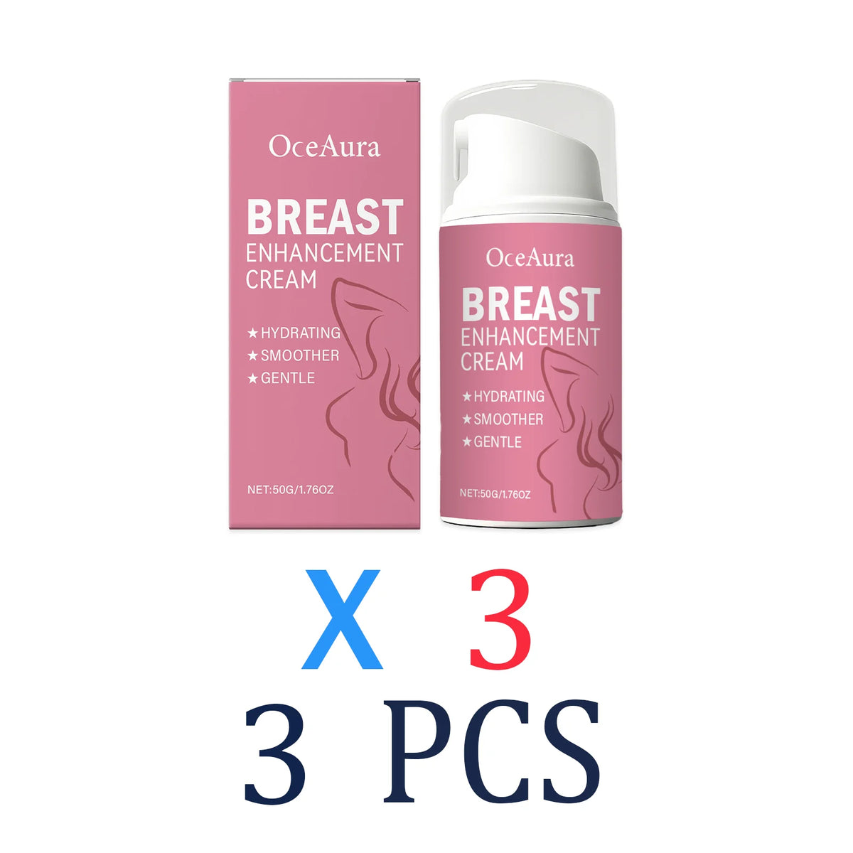 Bust Firming Cream with Retinol & Panthenol - Nighttime Chest Moisturizer for Hydration and Smoother-Looking Skin