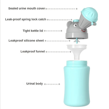Portable Baby Hygienic Toilet Urinal | Leak-Proof Potty for Outdoor Travel | Convenient Training for Boys & Girls