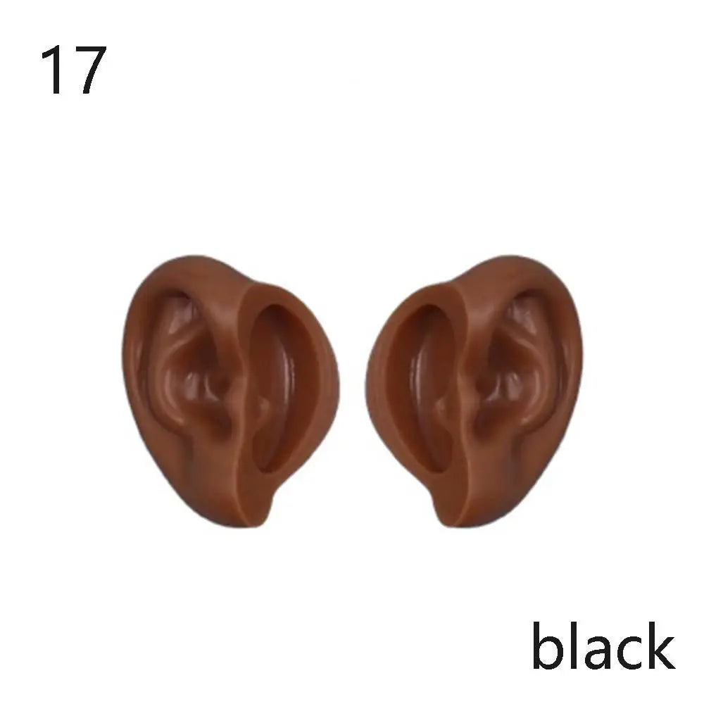 Blyth Doll Elf Ears – White, Tan, Dark & Black Skin Artificial Ear Accessories (Doll Only)