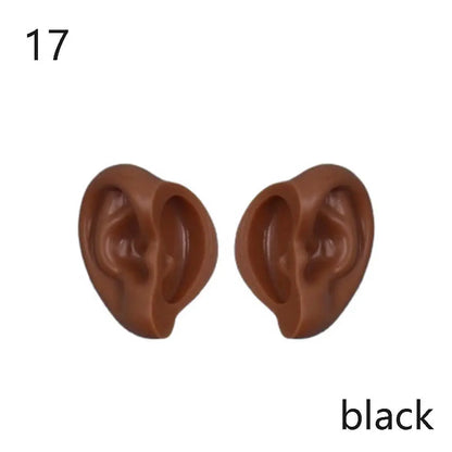 Blyth Doll Elf Ears – White, Tan, Dark & Black Skin Artificial Ear Accessories (Doll Only)