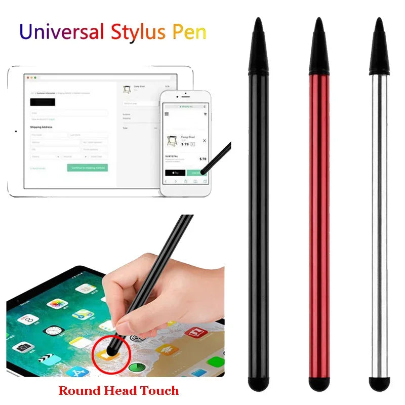 Universal Touchscreen Stylus Pen - Capacitive & Resistive Rubber Tip Pencil for iPhone iPad & Tablets