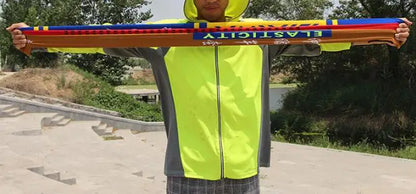 Nylon Fishing Rod Protection Bag — High-Elastic Telescopic Pole Sock, Multicolor Rope Glove Cover for Rods