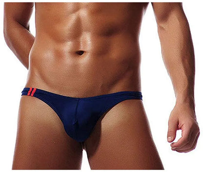 Men’s Breathable Low Cut Briefs – Soft Stretch Skin-Friendly Sexy Thong Underwear for Daily Comfort Fit