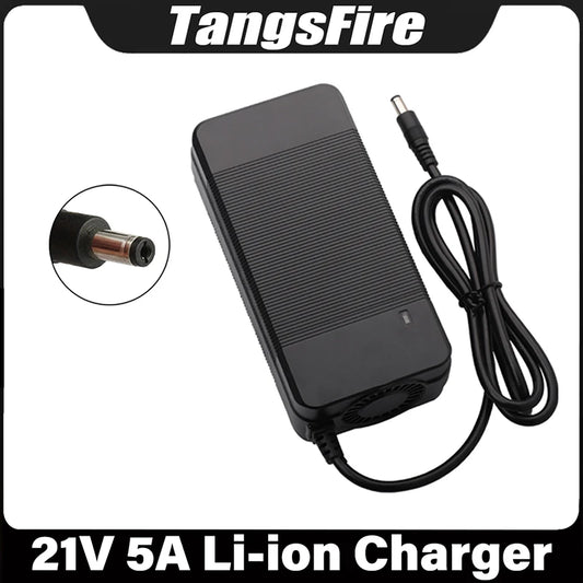 21V 5A Smart Lithium Battery Charger for 18V Li-ion Polymer Battery, 5-Series, EU/US/AU/UK/KR Plug, High-Quality Accessories