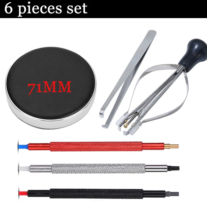Watch Movement Casing Cushion Pads – Leather Protective Holder for Repair & Battery Change (1/4/6/9/13PCS)