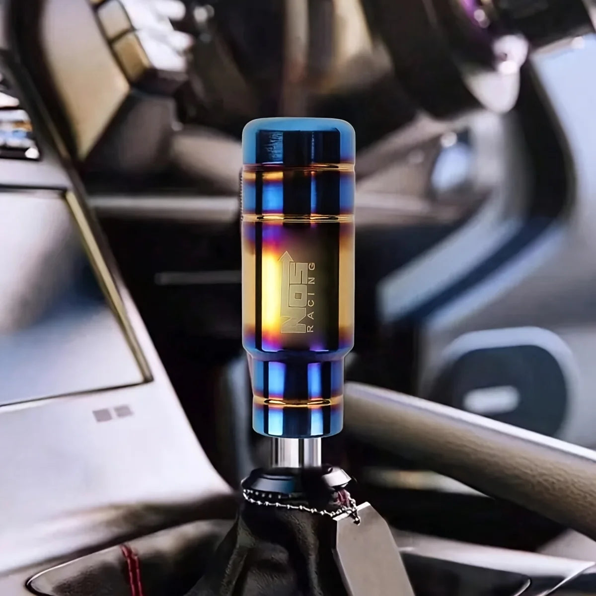 5.12-Inch Aluminum Alloy JDM-Style Shift Knob - Ergonomic Manual & Automatic Car Gear Shifter