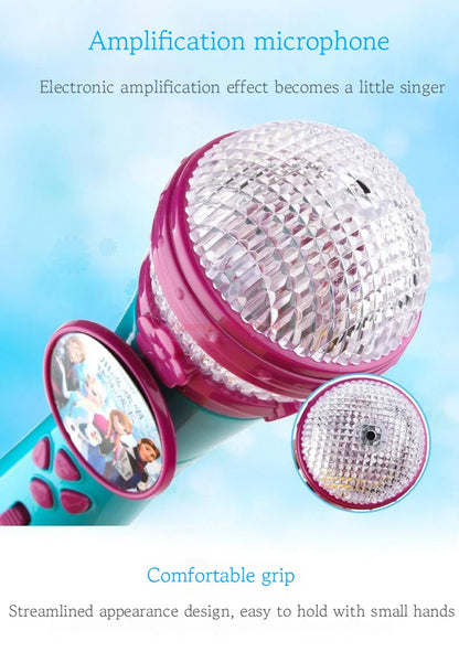Disney Princess Minnie Singing Microphone – Music Toy for Girls, Frozen Baby Song Gift