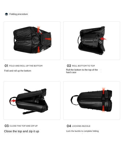 PGM Golf Aviation Bag – Hard Shell Anti-Collision Travel Bag with Roller Skating Belt, Men & Women, HKB014
