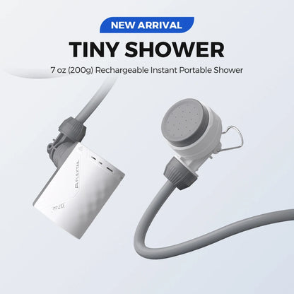 FLEXTAIL Portable Shower Pump – IPX7 Waterproof Rechargeable Water Pump with Hose for Camping & Outdoor Shower