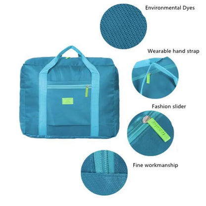 Large Capacity Waterproof Nylon Travel Bag - Portable Multi-function Hand Luggage for Business Trips