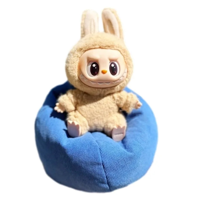 Labubu Mini Sofa for BJD Dolls – Plush Seat Decoration V2, Universal Kids’ Toy & Birthday Gift