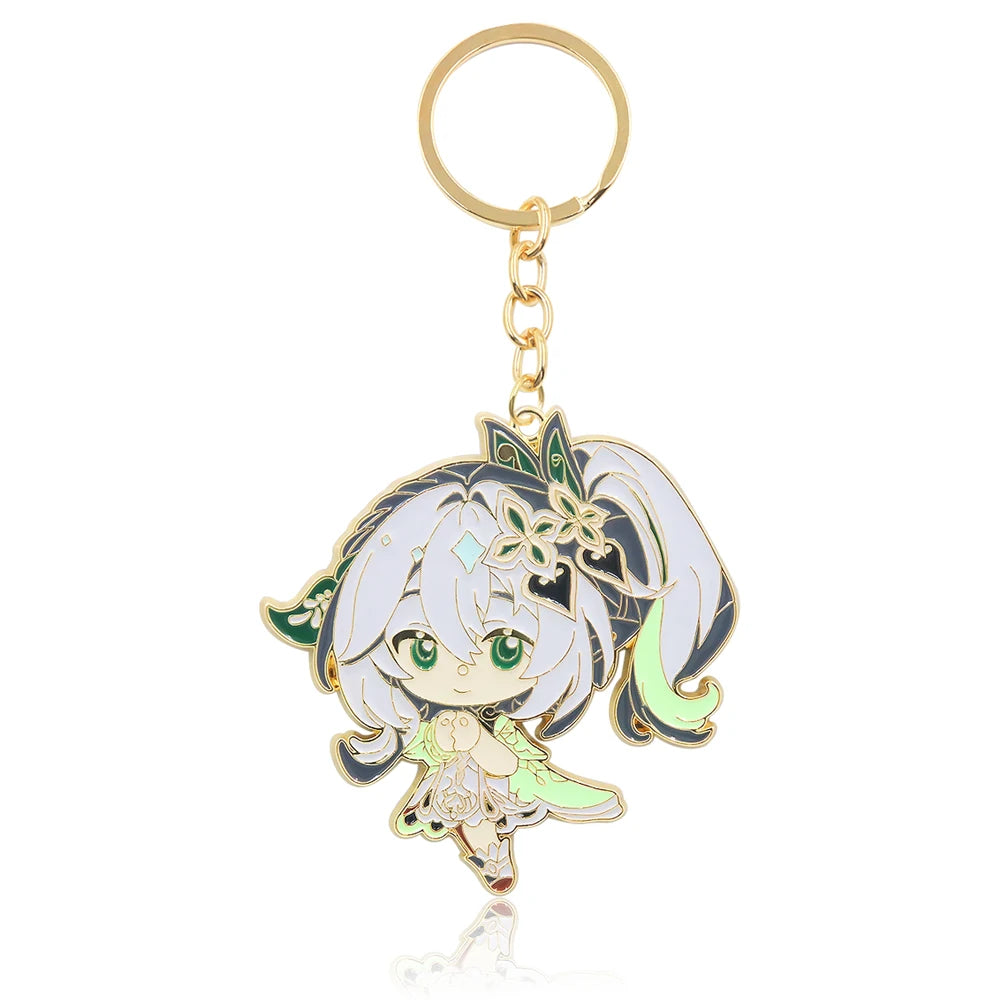 Genshin Impact Venti Eye Keychain 1:1 – Luminous Anime Cosplay Key Ring Backpack Pendant Gaming Accessories Gift