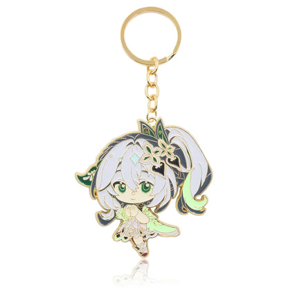 Genshin Impact Venti Eye Keychain 1:1 – Luminous Anime Cosplay Key Ring Backpack Pendant Gaming Accessories Gift