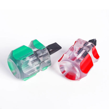Mini Screwdriver Kit Set – Small Portable Radish Head Precision Repair Tools with Transparent Handle for Car and Electronics