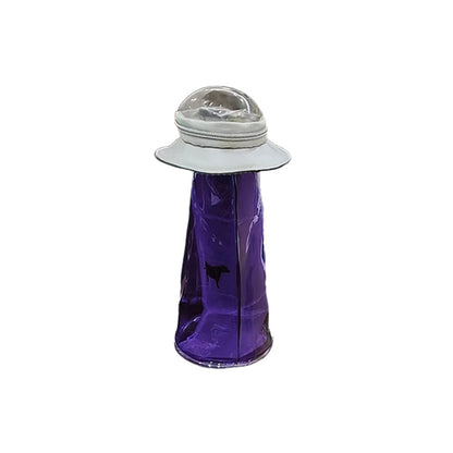 Spaceship Hanging Storage Bag - Transparent Large Capacity Doll & Stationery Organizer