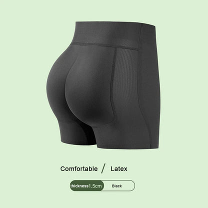 Peach Butt Natural Latex Hip Lifting Pants – Soft Fake Butt Underwear for Enhanced Curves
