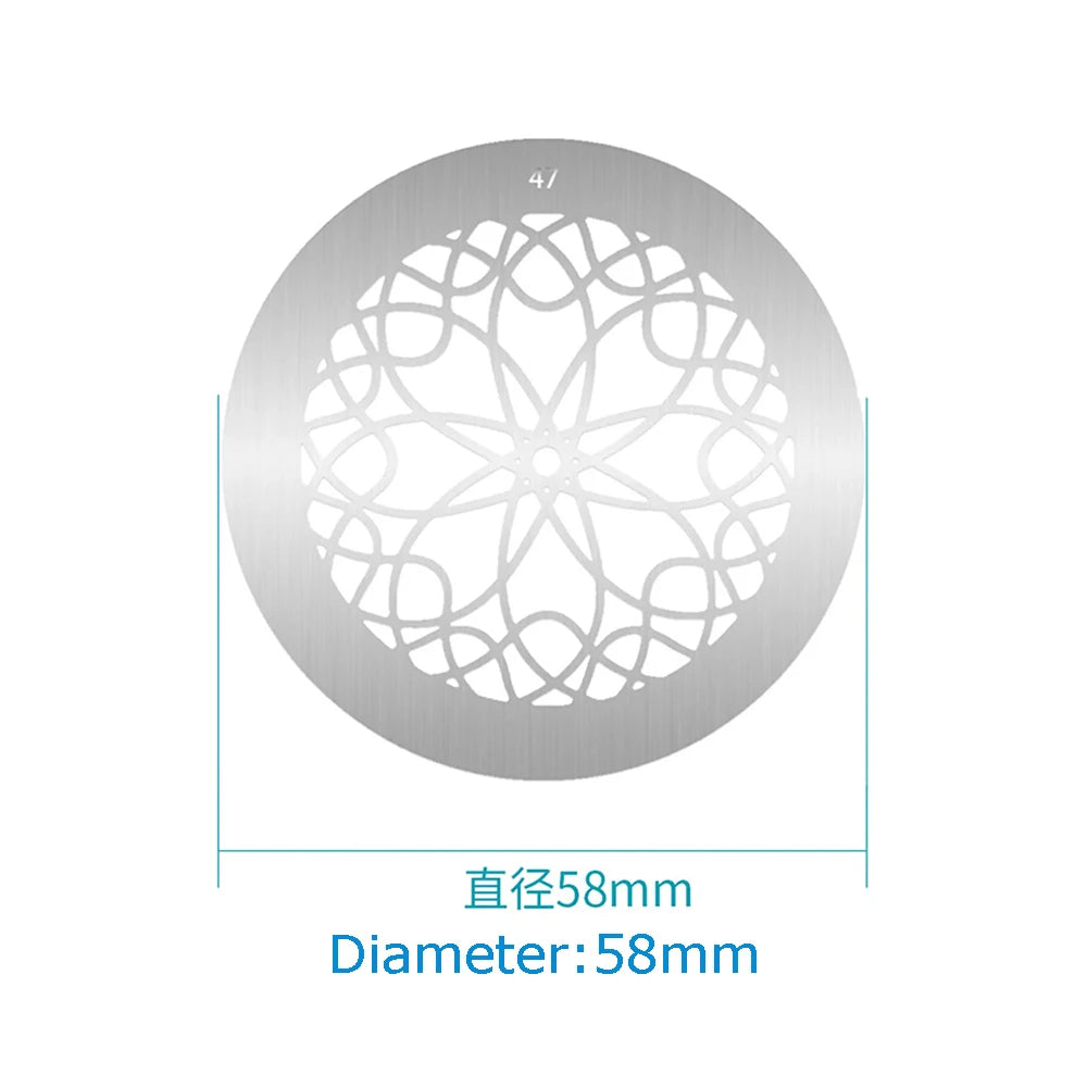 Metal Gobo Light Pattern Set - 1–6pcs 58mm/54mm Diameter Shadow & Background Projection Effects for Photography and Stage Lighting