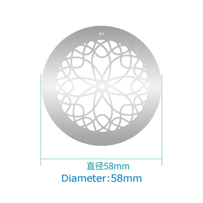 Metal Gobo Light Pattern Set - 1–6pcs 58mm/54mm Diameter Shadow & Background Projection Effects for Photography and Stage Lighting