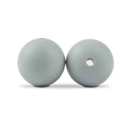 LOFCA Silicone Round Beads 20pcs - 9/12/15mm DIY Jewelry Making Beads for Bracelets, Keychains & Necklaces