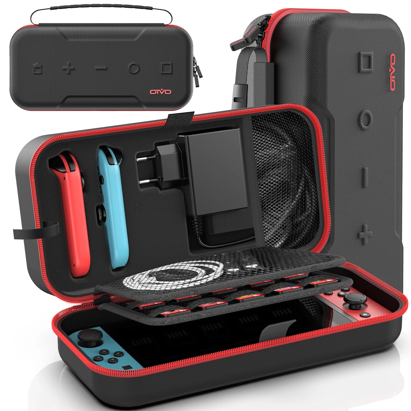 OIVO Large Storage Bag for Nintendo Switch — Portable Waterproof & Anti-Scratch Carrying Case for Switch OLED
