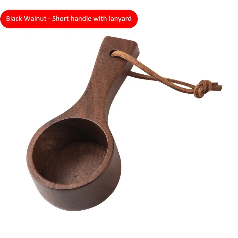Wooden Measuring Spoon – Coffee Bean, Tea, Sugar & Spice Scoop, Kitchen Measuring Tool & Coffee Accessory