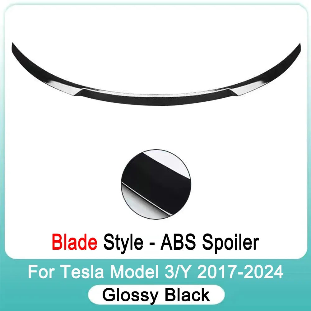 Newest Model 3 Highland 2025 Rear Spoiler – High-Performance Wing for Tesla Model Y (2017-2024) Car Accessories