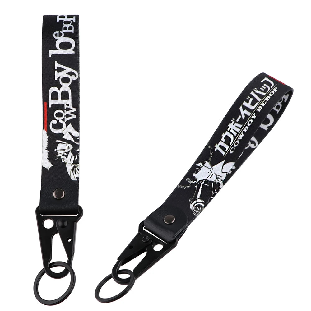 Anime Eagle Beak Keychain – Cool Short Lanyard for Phone, Badge Holder & USB Pendant