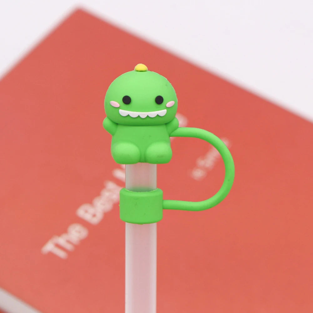 10mm Silicone Straw Covers – Animal Toppers & Spill Stoppers for Stanley 30/40oz Tumbler Accessory