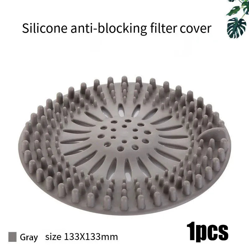 Sewer Hair Floor Drain Filter – Anti-Clogging Bathroom & Kitchen Sink Cover, Magic Hair Catcher Tool
