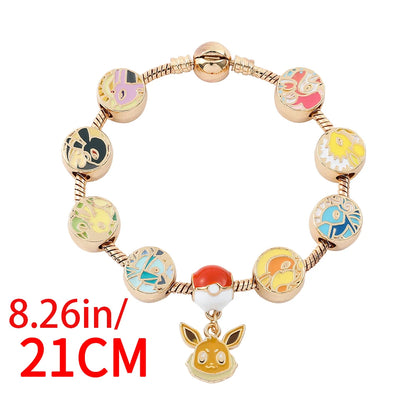 Pokémon Cartoon Bracelet - Adjustable Alloy Anime Bracelet Gift for Fans