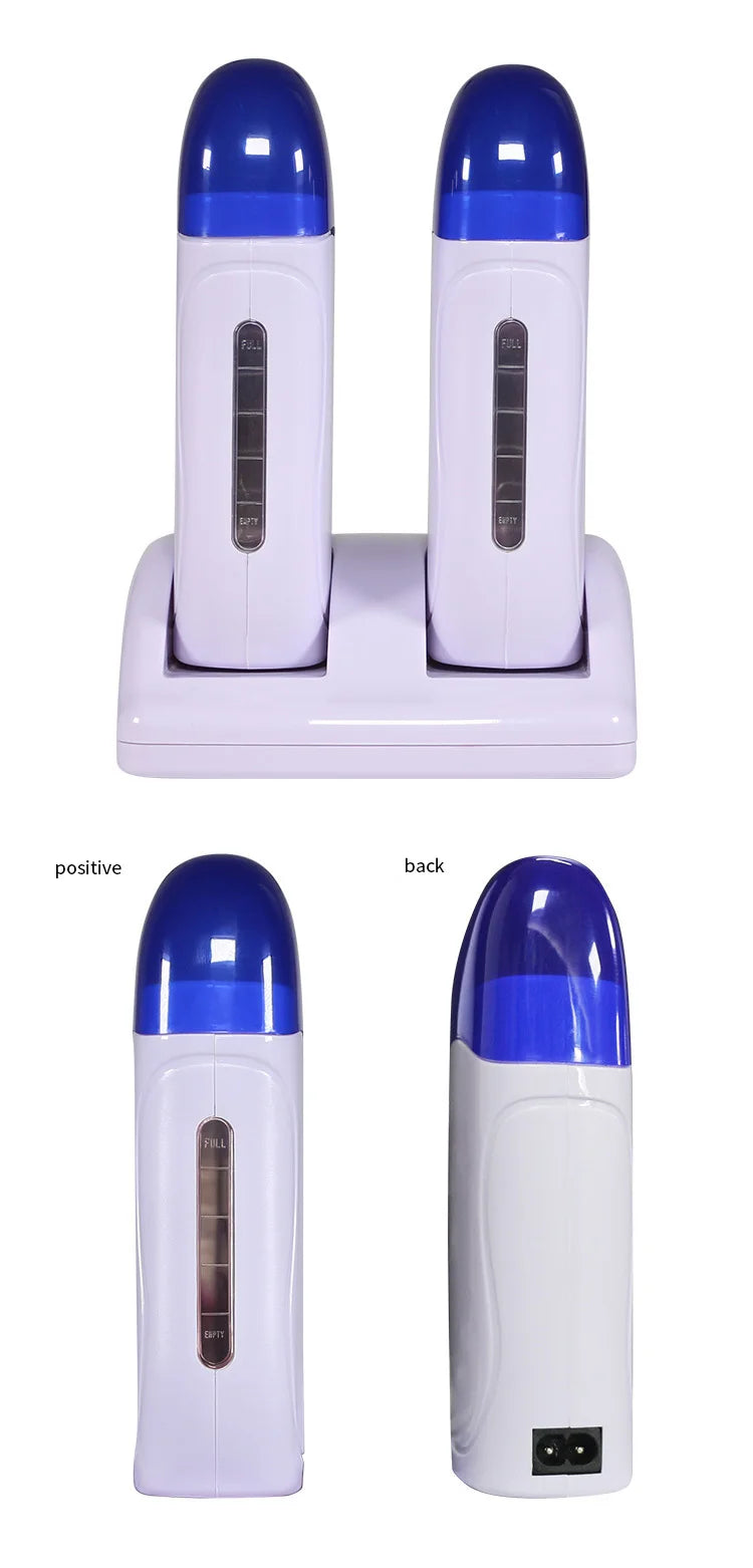 Double Roll-On Wax Warmer – Efficient Hair Removal Machine for Arms, Legs, Face & Body