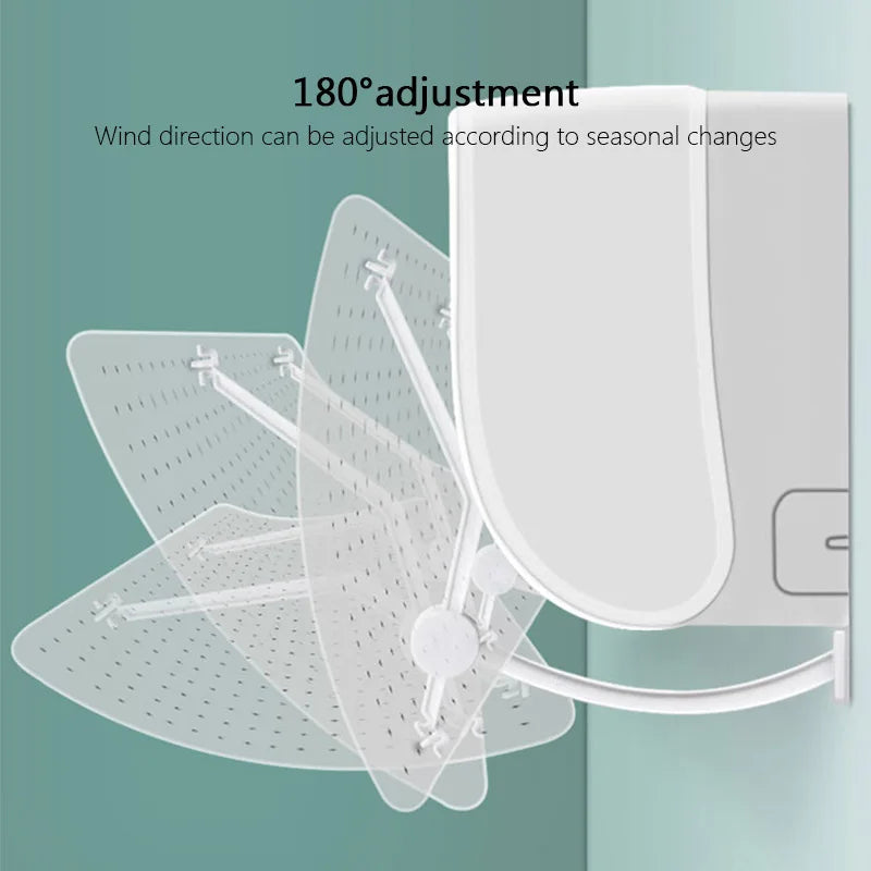 Adjustable Hanging Air Conditioning Deflector – Anti-Direct Blowing Windshield Baffle for Home AC