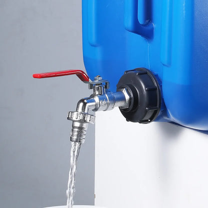 IBC Tank Tap Connector - S60x6 Coarse Thread x 1/2'' 3/4'' Water Coupling Adapter, 1000L Garden Home Replacement Valve Fitting