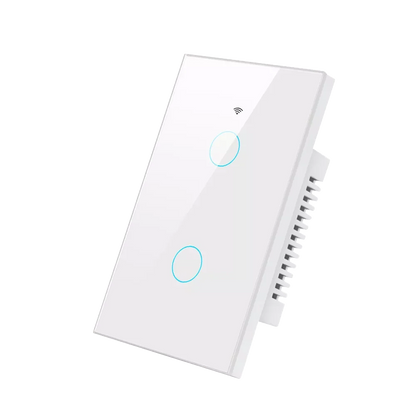 Tuya Smart WiFi Bluetooth Wall Touch Light Switch No Neutral Wire Required US 1-4 Gang Alexa Google Home Compatible Switch