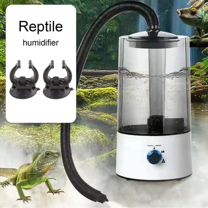 4L Reptile Humidifier Fogger – Automatic Shutdown, Durable Terrarium Humidifier with Extension Hose for Turtles