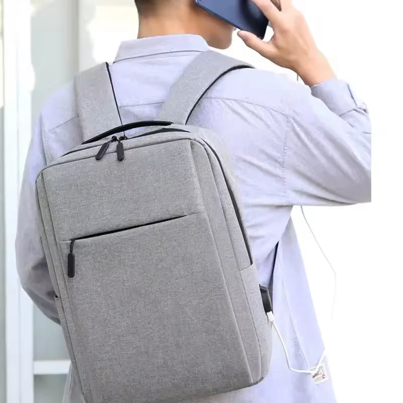 2024 USB Rechargeable Waterproof Laptop Backpack – Versatile Business & School Bag