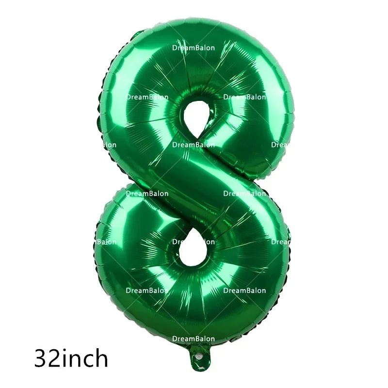 Grincs Christmas Party Balloon Decoration Set – Merry Xmas Banner Cake & Disposable Tableware Supplies Green Red