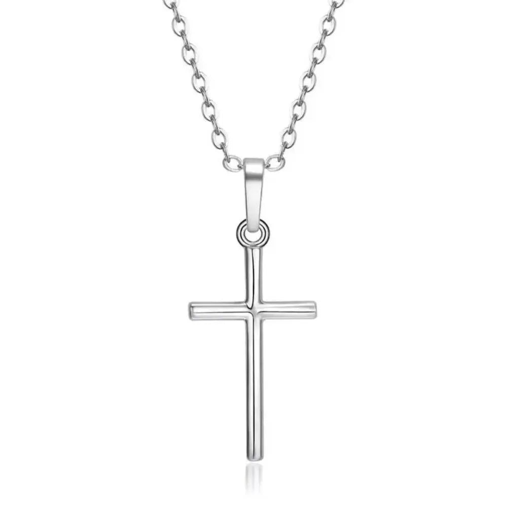 Vintage Crucifix Cross Necklace – Jesus Rosary Beads Chain with Virgin Mary Pendant Religious Jewelry Charm for Men & Women